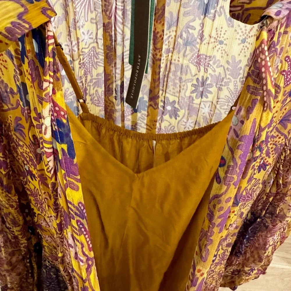 NWT Anthropologie Maxi Dress w/ Adjustable Slip - Picture 6 of 6